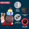 image:imageJoiedomi 6 FT Tall Christmas Inflatable Cute Snail with a Stack of Gifts Christmas Inflatable Outdoor Decoration with LEDs Blow Up for Xmas Outside Party Yard Garden Lawn Winter Dcor