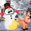 image:imageJoiedomi 66 FT Long Christmas Inflatable Decoration Reindeer Peeing on Snowman Blow Up Christmas Inflatables Outdoor Decorations with Buildin LEDs for Xmas Party Outdoor Indoor Yard Garden Dcor