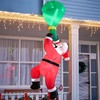 image:imageJoiedomi 8 FT Tall Christmas Inflatable Falling Santa with Gift Bag Blow Up Christmas Hanging Santa Inflatables Outdoor Decoration with Buildin LEDs for Xmas Party Outdoor Indoor Yard Garden Decor