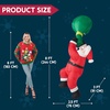 image:imageJoiedomi 8 FT Tall Christmas Inflatable Falling Santa with Gift Bag Blow Up Christmas Hanging Santa Inflatables Outdoor Decoration with Buildin LEDs for Xmas Party Outdoor Indoor Yard Garden Decor