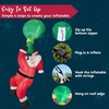 image:imageJoiedomi 8 FT Tall Christmas Inflatable Falling Santa with Gift Bag Blow Up Christmas Hanging Santa Inflatables Outdoor Decoration with Buildin LEDs for Xmas Party Outdoor Indoor Yard Garden Decor