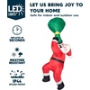 image:imageJoiedomi 8 FT Tall Christmas Inflatable Falling Santa with Gift Bag Blow Up Christmas Hanging Santa Inflatables Outdoor Decoration with Buildin LEDs for Xmas Party Outdoor Indoor Yard Garden Decor