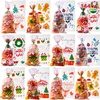 image:imageJOYIN 144 PCS Christmas Cellophane Candy Bags Holiday Treat Goody Cookie Bags with Ribbon Ties for Festivals Presents Party Supplies Xmas Candy Gift 11 x 5 inchesRed Green