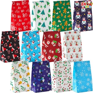 image:imageJOYIN 24 PCS Christmas Goody Bags with 12 Designs Xmas Goodie Candy Gift Bags for Classrooms Festivals Birthdays Party Supplies Christmas Holiday TreatPresent Packing 9 x 5 x 324
