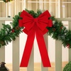 image:imageJOYIN 1 PCS Extra Large Red Velvet Bow for Christmas 35 x 18 Large Red Wreath BowChristmas Tree Decor for Holiday Decoration Outdoor Xmas Party Supplies