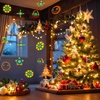 image:imageJOYIN 12 Pcs Christmas 3D Diffraction Paper Glasses Xmas Eyeglasses with 12 Frame Designs amp 6 Glass Patterns 3D Glasses with Diffraction Effect for Light Adult Kid Xmas Accessory Party Favor Props