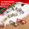 image:imageJOYIN 12 Pcs Christmas 3D Diffraction Paper Glasses Xmas Eyeglasses with 12 Frame Designs amp 6 Glass Patterns 3D Glasses with Diffraction Effect for Light Adult Kid Xmas Accessory Party Favor Props