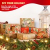 image:imageJOYIN 12PCS Christmas Cookie Boxes for Gift Giving 875 x 575 x 275 Xmas Holiday Bakery Treat Boxes with Window Kraft Cookie Tin Container Box for Baked Goods Cupcake Pastry Candy Brownies