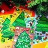 image:imageJOYIN 36 Pcs Christmas Tree Stickers Make Your Own Xmas Stocking Stuffers Holiday Presents Green Stickers for Kids Party Favor Art Craft Supplies Classroom Activities Game