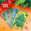 image:imageJOYIN 36 Pcs Christmas Tree Stickers Make Your Own Xmas Stocking Stuffers Holiday Presents Green Stickers for Kids Party Favor Art Craft Supplies Classroom Activities Game