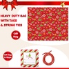 image:imageJOYIN Extra Large present Bag 44x36 Oversized Jumbo Gift Wrapping Plastic Bag for Xmas Presents Christmas Season Huge Gifts Gift Giving