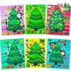 image:imageJOYIN 36 Pcs Christmas Tree Stickers Make Your Own Xmas Stocking Stuffers Holiday Presents Green Stickers for Kids Party Favor Art Craft Supplies Classroom Activities Game
