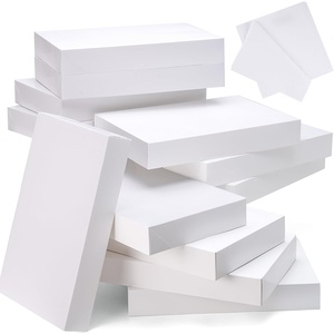 image:imageJOYIN 12 PCS 17 Christmas Shirt Gift Boxes with Lid for Presents Extra Large White Cardboard Box with Tissue Paper Robe Box for Clothes Fathers Day Xmas Birthday Holiday Wedding Gift Wrap Decor