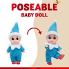 image:imageJOYIN 1 Pack Christmas Purple Tiny Elf Soft Plush Toy for Adults Kids Accessories Party Favors Xmas Party Supplies Christmas Decor Xmas GiftBlue