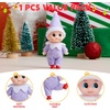image:imageJOYIN 1 Pack Christmas Purple Tiny Elf Soft Plush Toy for Adults Kids Accessories Party Favors Xmas Party Supplies Christmas Decor Xmas GiftPurple