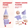 image:imageJOYIN 1 Pack Christmas Purple Tiny Elf Soft Plush Toy for Adults Kids Accessories Party Favors Xmas Party Supplies Christmas Decor Xmas GiftPurple
