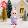 image:imageJOYIN 1 Pack Christmas Purple Tiny Elf Soft Plush Toy for Adults Kids Accessories Party Favors Xmas Party Supplies Christmas Decor Xmas GiftPurple