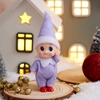 image:imageJOYIN 1 Pack Christmas Purple Tiny Elf Soft Plush Toy for Adults Kids Accessories Party Favors Xmas Party Supplies Christmas Decor Xmas GiftPurple