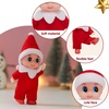 image:imageJOYIN 1 Pack Christmas Purple Tiny Elf Soft Plush Toy for Adults Kids Accessories Party Favors Xmas Party Supplies Christmas Decor Xmas GiftRed
