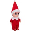 image:imageJOYIN 1 Pack Christmas Purple Tiny Elf Soft Plush Toy for Adults Kids Accessories Party Favors Xmas Party Supplies Christmas Decor Xmas GiftRed