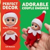 image:imageJOYIN 2 Pcs Christmas Elf Plush Doll Tiny Soft Plush Toy Doll Xmas Gift for Party Favors Party Supplies Christmas Decor Xmas GiftRed