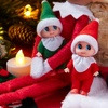 image:imageJOYIN 2 Pcs Christmas Elf Plush Doll Tiny Soft Plush Toy Doll Xmas Gift for Party Favors Party Supplies Christmas Decor Xmas GiftRed and Green
