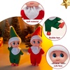image:imageJOYIN 2 Pcs Christmas Elf Plush Doll Tiny Soft Plush Toy Doll Xmas Gift for Party Favors Party Supplies Christmas Decor Xmas GiftRed and Green