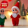 image:imageJOYIN 2 Pcs Christmas Elf Plush Doll Tiny Soft Plush Toy Doll Xmas Gift for Party Favors Party Supplies Christmas Decor Xmas GiftRed and Green