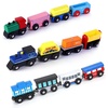 image:imageJOYIN 2026 Christmas Countdown Advent Calendar with 12 PCS Wooden Train Cars Magnetic Train Sets12 Days Cars Advent Calendar for Boys Kids Christmas Party Favor Classroom Prizes Xmas Gift