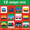 image:imageJOYIN 2026 Christmas Countdown Advent Calendar with 12 PCS Wooden Train Cars Magnetic Train Sets12 Days Cars Advent Calendar for Boys Kids Christmas Party Favor Classroom Prizes Xmas Gift