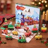 image:imageJOYIN 2026 Christmas Countdown Advent Calendar with 12 PCS Wooden Train Cars Magnetic Train Sets12 Days Cars Advent Calendar for Boys Kids Christmas Party Favor Classroom Prizes Xmas Gift