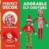 image:imageJOYIN 6 PCS Christmas Doll Clothes Christmas Doll Sleeping Bag Apron Bathrobes and Hat for Holiday Outfits Accessories Decorations