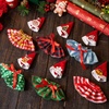 image:imageJOYIN 6 PCS Christmas Doll Skirt with Xmas Hat 6 Designs Festive Looks Cute Dresses and Christmas Hat for Xmas Kids Toddler Doll Couture Costume Accessories Christmas Decorations Holiday