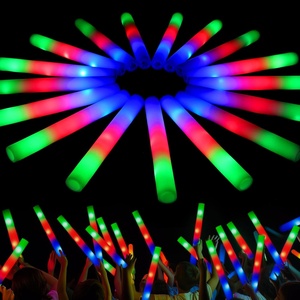 image:imageJOYIN 42 PCS LED Light Up Foam Sticks Glow Sticks Party Favors Bulk with 3 Modes Color Flashing Glow Party Supplies for Spooky Celebrations Wedding Camping Birthday Raves Carnival