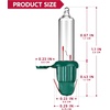 image:imageJOYIN 60 Pcs Replacement Christmas Tree Light Bulbs 25V 0425 Watt 170 mA Incandescent String Lights Replacement Bulb Green Base for IndoorOutdoor Xmas Tree Lights Decoration Warm White200