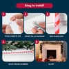 image:imageJoiedomi 40FT LED Candy Cane Rope Lights Waterproof Outdoor 360 LED Christmas Decor Lights for Garden Yard Party Xmas Christmas Holiday Decorations Red amp Cool WhiteRed  Cool White