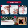 image:imageJoiedomi 40FT LED Candy Cane Rope Lights Waterproof Outdoor 360 LED Christmas Decor Lights for Garden Yard Party Xmas Christmas Holiday Decorations Red amp Cool WhiteRed  Warm White