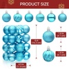 image:imageJOIEDOMI 24 Pcs Pink Christmas Balls Ornaments Set 16 Small Shatterproof Christmas Tree Ornaments Xmas Hanging Balls Decorations for Tree Wreath Garland Holiday Wedding Party Indoor DecorBaby Blue
