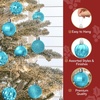image:imageJOIEDOMI 24 Pcs Pink Christmas Balls Ornaments Set 16 Small Shatterproof Christmas Tree Ornaments Xmas Hanging Balls Decorations for Tree Wreath Garland Holiday Wedding Party Indoor DecorBaby Blue