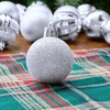 image:imageJOIEDOMI 24 Pcs Pink Christmas Balls Ornaments Set 16 Small Shatterproof Christmas Tree Ornaments Xmas Hanging Balls Decorations for Tree Wreath Garland Holiday Wedding Party Indoor DecorSilver