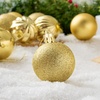 image:imageJOIEDOMI 24 Pcs Pink Christmas Balls Ornaments Set 16 Small Shatterproof Christmas Tree Ornaments Xmas Hanging Balls Decorations for Tree Wreath Garland Holiday Wedding Party Indoor DecorGold