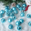 image:imageJOIEDOMI 24 Pcs Pink Christmas Balls Ornaments Set 16 Small Shatterproof Christmas Tree Ornaments Xmas Hanging Balls Decorations for Tree Wreath Garland Holiday Wedding Party Indoor DecorBaby Blue