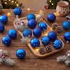 image:imageJOIEDOMI 24 Pcs Pink Christmas Balls Ornaments Set 16 Small Shatterproof Christmas Tree Ornaments Xmas Hanging Balls Decorations for Tree Wreath Garland Holiday Wedding Party Indoor DecorBlue
