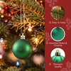 image:imageJOIEDOMI 24 Pcs Pink Christmas Balls Ornaments Set 16 Small Shatterproof Christmas Tree Ornaments Xmas Hanging Balls Decorations for Tree Wreath Garland Holiday Wedding Party Indoor DecorDeep Green