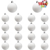 image:imageJOYIN 18 Pcs Christmas Ball Ornaments Blank White Ball Ornaments for DIY Art amp Craft Christmas Tree Decoration Shatterproof for Xmas Party Favors Supplies Presents
