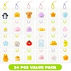 image:imageJOYIN 24 Pcs Kawaii Taba Squishy Toy Keychains Assorted Animal amp Food Squishy Toy Individually Wrapped TPR Fidget Toys for Kids Party Favors Classroom Treasure Box Prizes