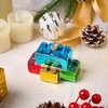 image:imageJOYIN Christmas Building Blocks Glass Small Ornament Blown Glass Tree Picks Mini Decors for Christmas Tree Hanging Decorations Ornaments Indoor Xmas Gifts Party FavorsBuilding Blocks