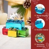 image:imageJOYIN Christmas Building Blocks Glass Small Ornament Blown Glass Tree Picks Mini Decors for Christmas Tree Hanging Decorations Ornaments Indoor Xmas Gifts Party FavorsBuilding Blocks