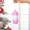 image:imageJOYIN Christmas Water Cup Glass Small Ornament Red Blown Tree Mini Ornaments Picks for Tree Hanging Decorations Indoor Xmas Ornament Party FavorsCrochet Knitting Yarn