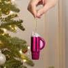 image:imageJOYIN Christmas Water Cup Glass Small Ornament Red Blown Tree Mini Ornaments Picks for Tree Hanging Decorations Indoor Xmas Ornament Party FavorsWater Cup